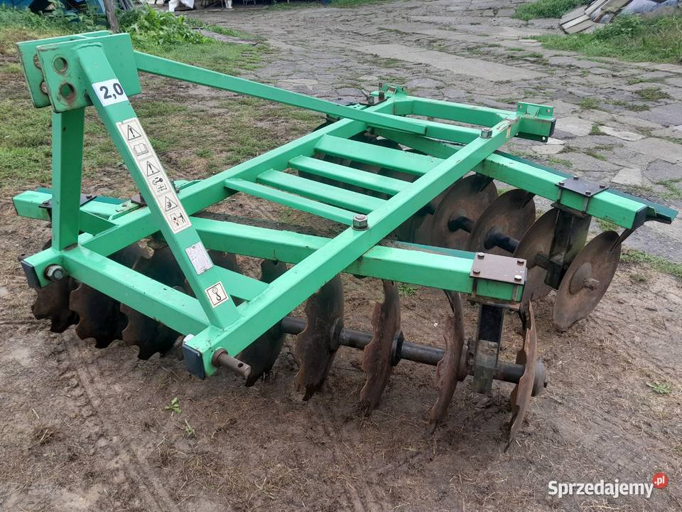 Brona talerzowa 2x9 bomet Agregaty Uszew