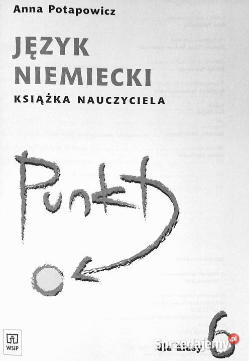 Punkt kl 6 Język niemiecki Książka nauczyciela lubelskie Chełm