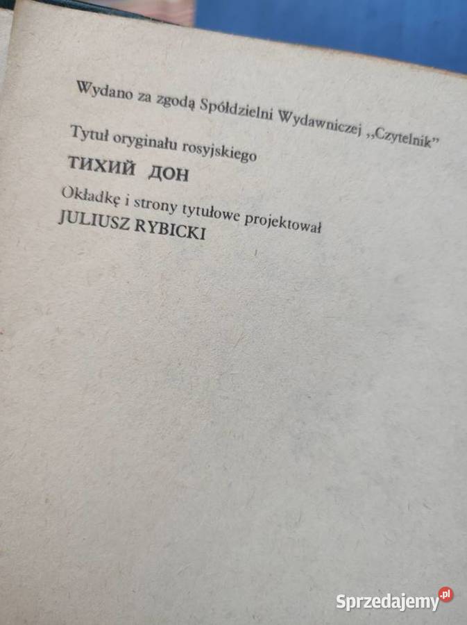 Cichy Don Michaił Szołochow NOWE