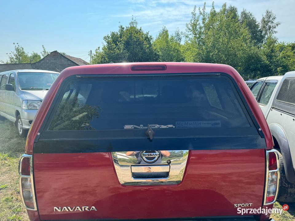 Zabudowa Paki Nissan Navara D40 Snugtop Hardtop warmińsko-mazurskie Pasłęk