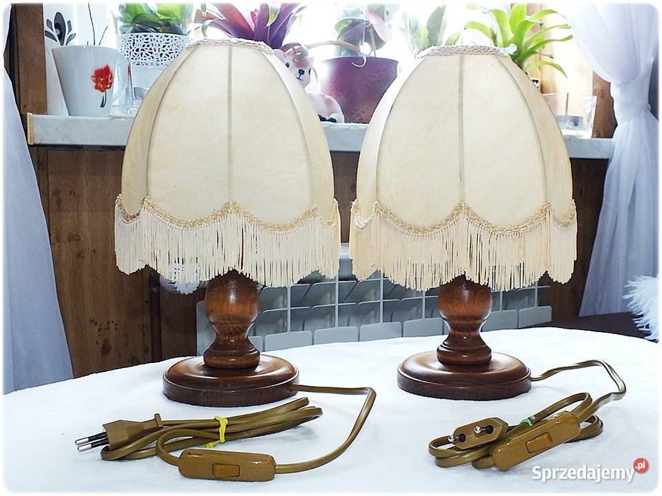 Stare Lampki Nocne Retro z prawdziwej cienkiej lubuskie Żary
