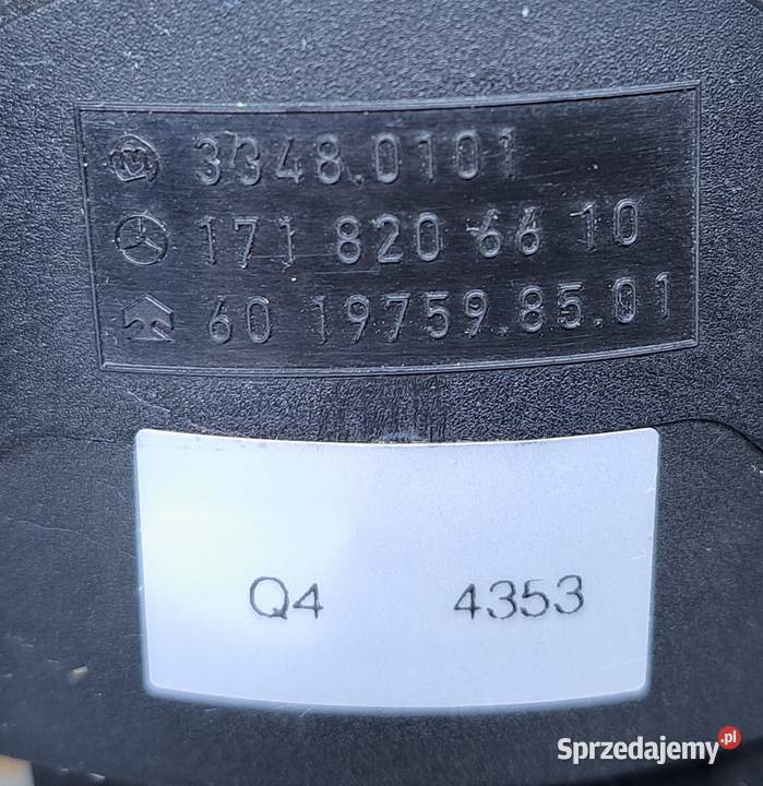 MULTIFUNKCJA KIEROWNICY MERCEDES R171 CKLASA Panele sterowania, przełączniki Motoryzacja Mielęcin