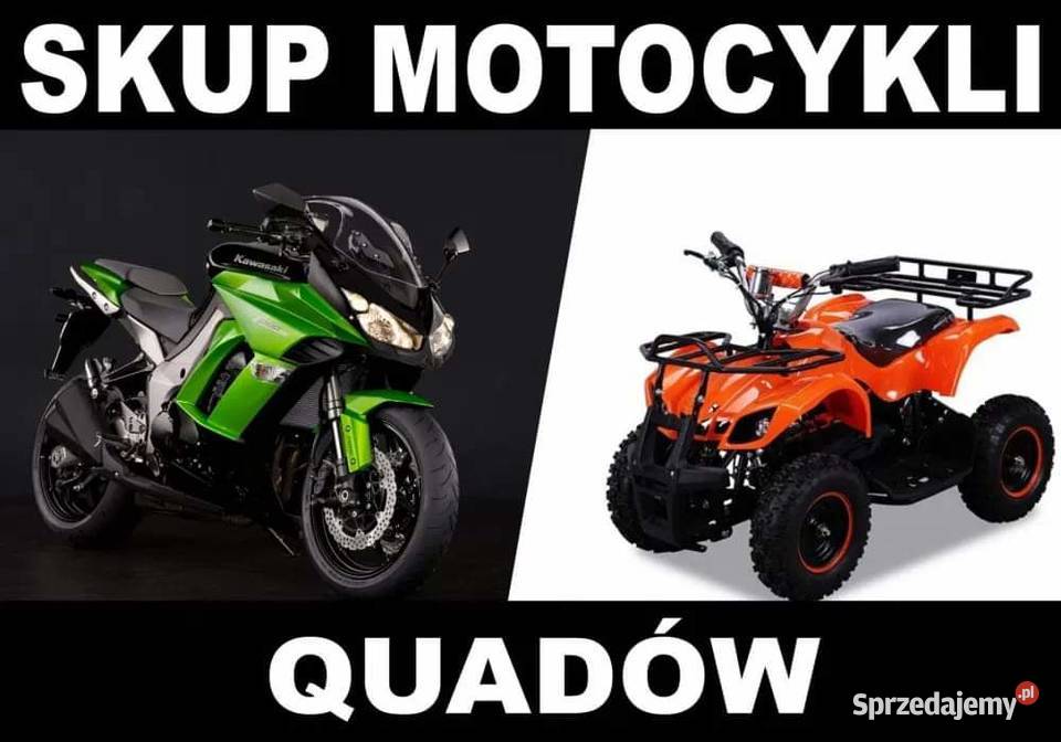 SKUP MOTOCYKLI QUADÓW SKUTERÓW MOTOROWERÓW Skup pojazdów małopolskie Myślenice usługa