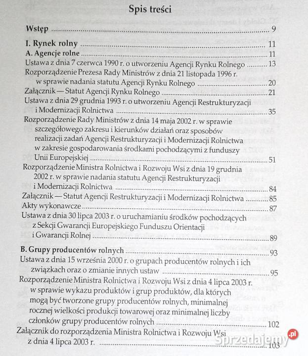 Prawo żywnościowe Zbiór przepisów Aleksander lubelskie