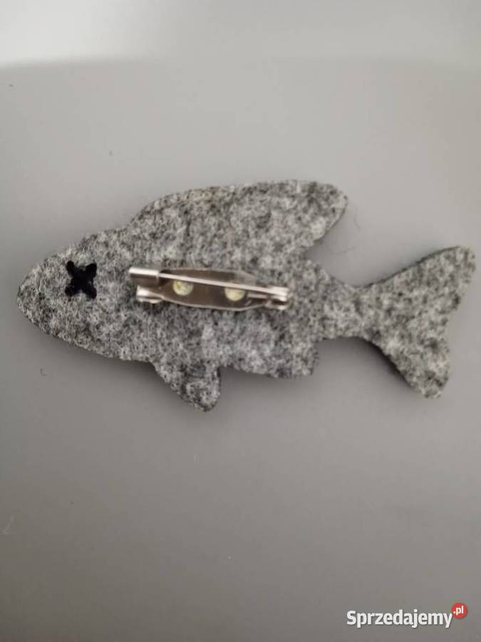 Przypinka broszka z filcu Tychy