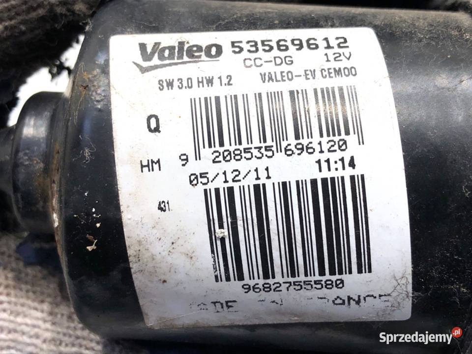 MECHANIZM WYCIERACZEK LEWY PRZÓD CITROEN C5 III osobowe