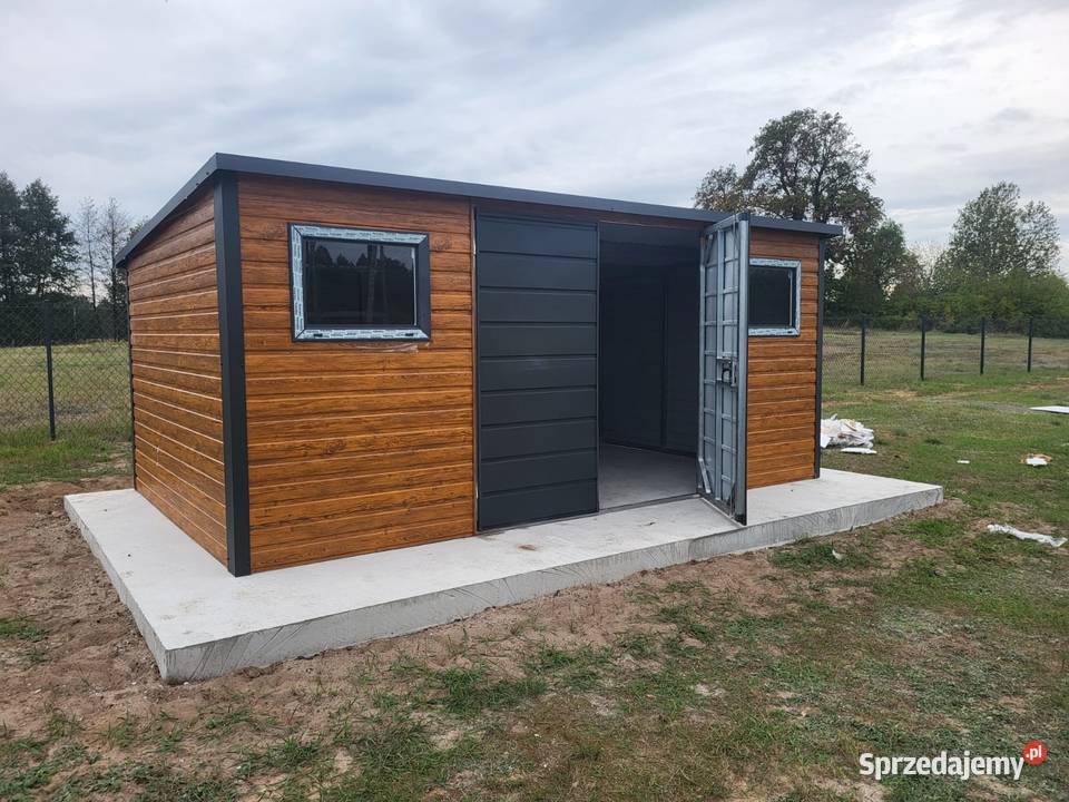 Domek Ogrodowy drewnopodobny spad na tył CAŁA Opole