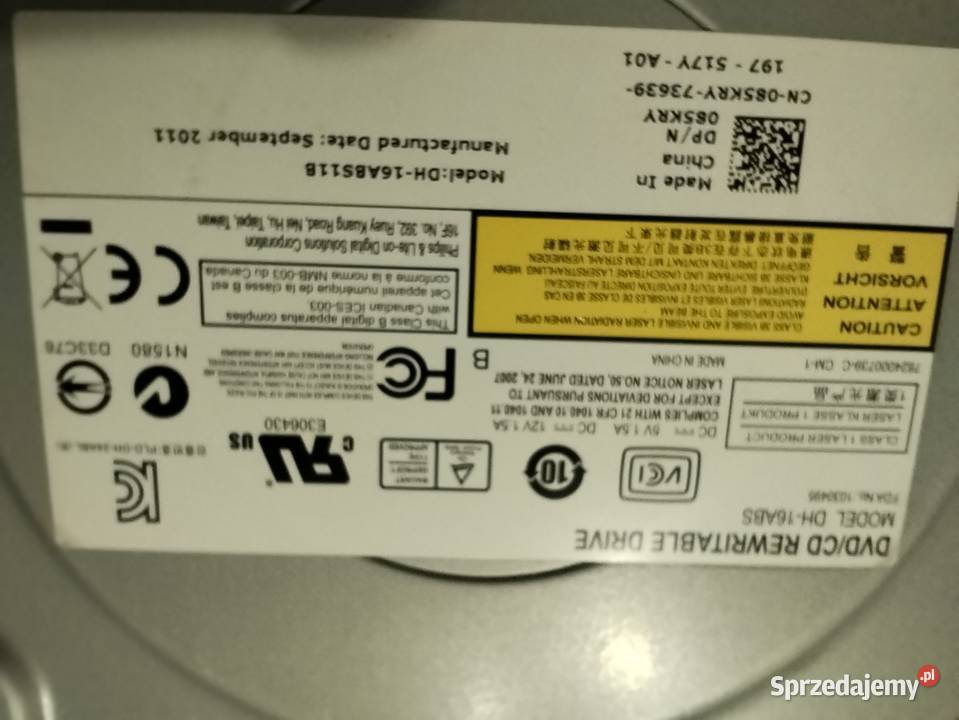 DVD RW wewnętrzny