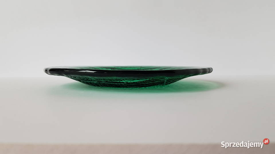 Talerzyk Igloo Ząbkowice kolorowe szkło PRL Porcelana i szkło Dąbrowa Górnicza