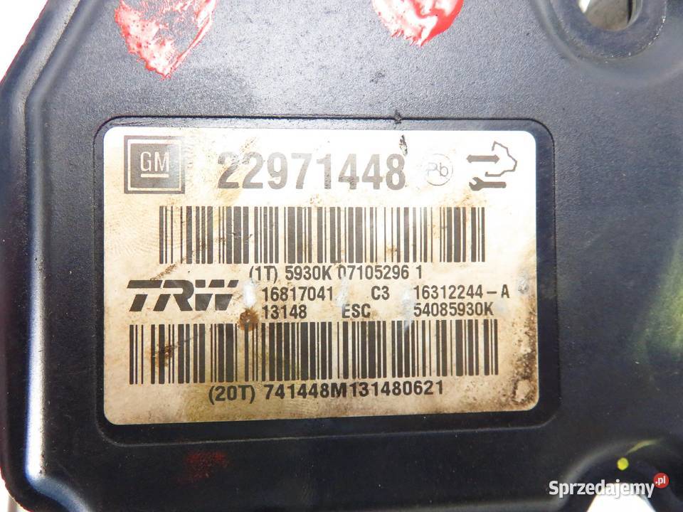 POMPA ABS OPEL INSIGNIA A 22971448 16312244A małopolskie