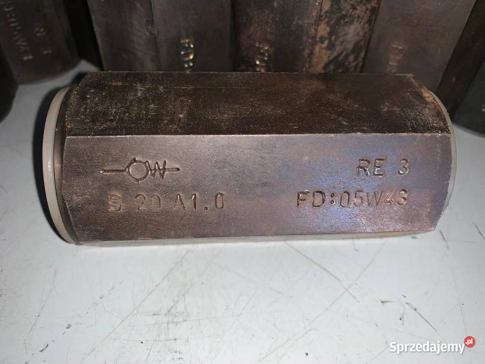Zawór zwrotny Rexroth RE 3 S20 A10 FD05W43 Pozostałe sprzedam