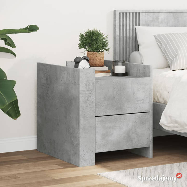 Szafka nocna szary beton 45x50x50 materiał Warszawa sprzedam