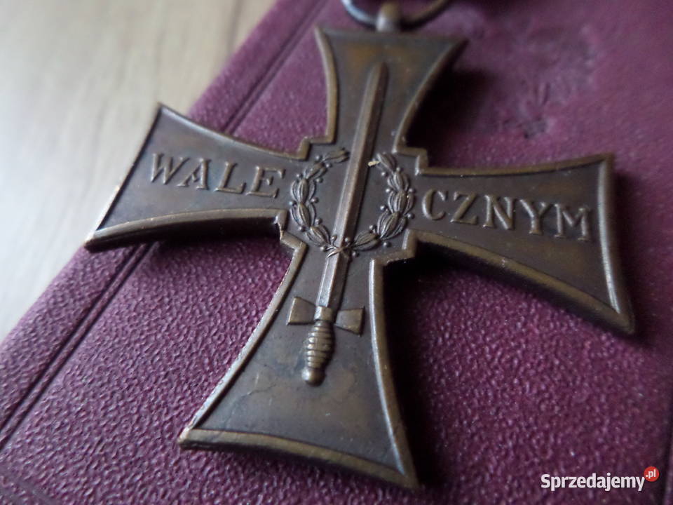 Krzyż Walecznych oryginał wielkopolskie Poznań