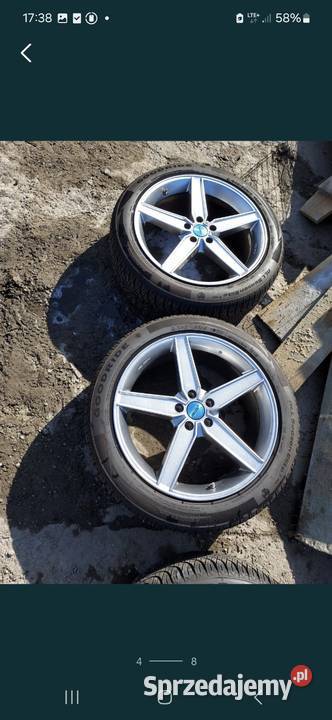 Felgi aluminiowe 19 z oponami 5x108 ET 45 Nowe Radonice