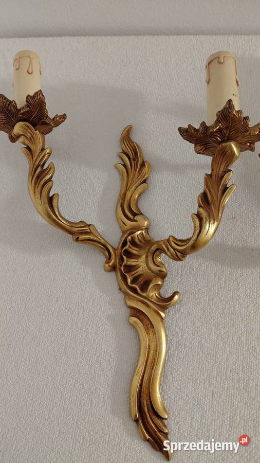 Kinkiety Barokowe Francja małopolskie Krzykawa sprzedam