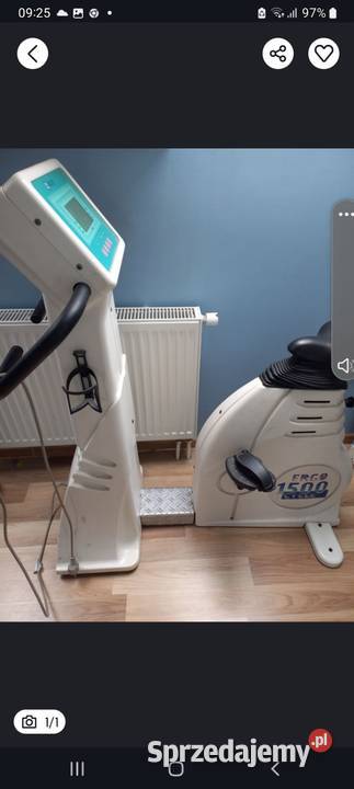 Rowerek rehabilitacyjny fitness Ergo 1500 cycle Śrem
