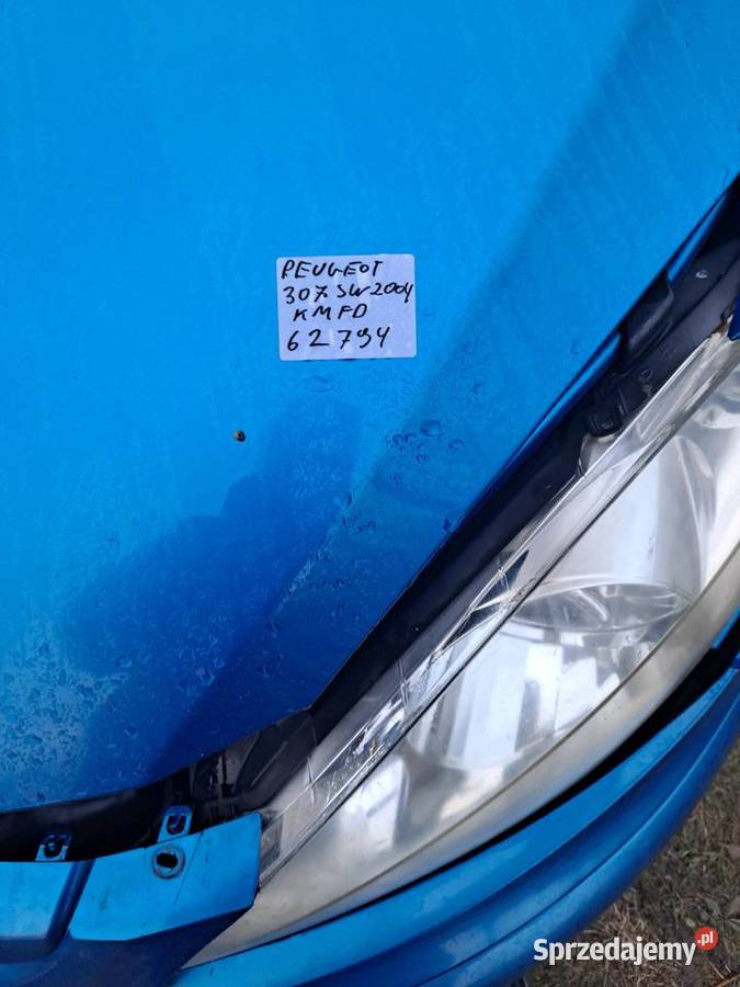 Maska peugot 307 sw 2004 poliftowy osobowe Pozostałe Głuchów