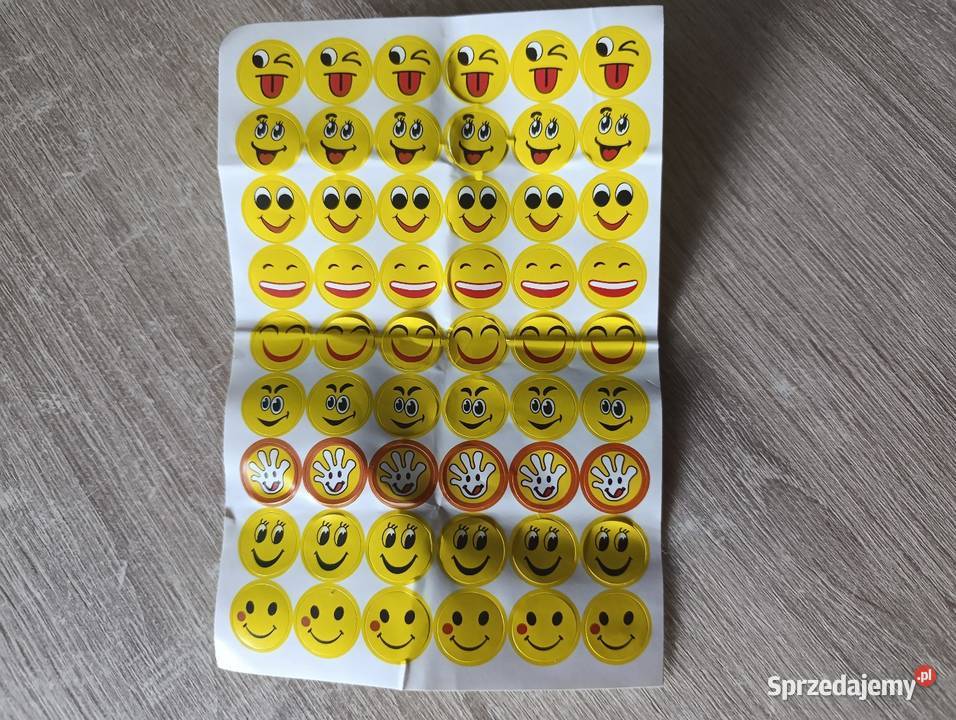 Zestaw naklejek emotki Pozostałe Kwidzyn