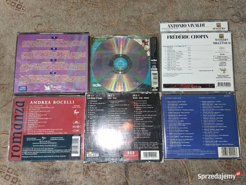 13 sztuk Płyty CD Bocelli Chopin Vivaldi 3 i więcej Warszawa