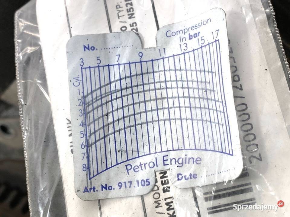 SILNIK BMW 25 218 N52B25AF 0410 E61