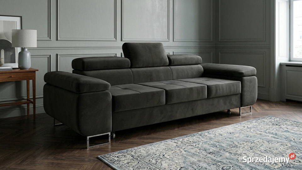 Kanapa z funkcją spania Como 275x100 welur
