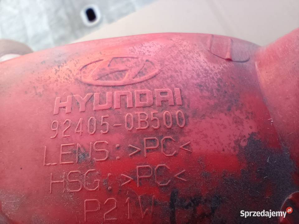 Hyundai Getz FL Lift 0610 światło przeciwmgielne