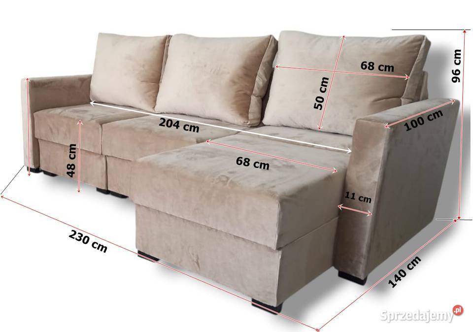 2w1 SOFA i Narożnik 3 części rozkładane pojemnik Wrocław