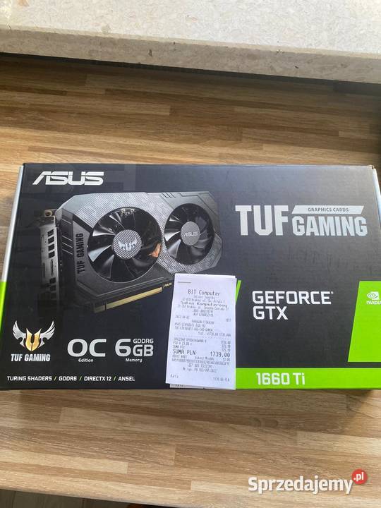 Karta graficzna ASUS GTX 1660Ti TUF Gaming 6GB Kraków