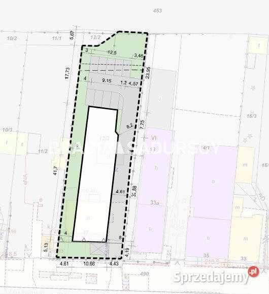 Działka 1309m2 Kraków Balicka szambo