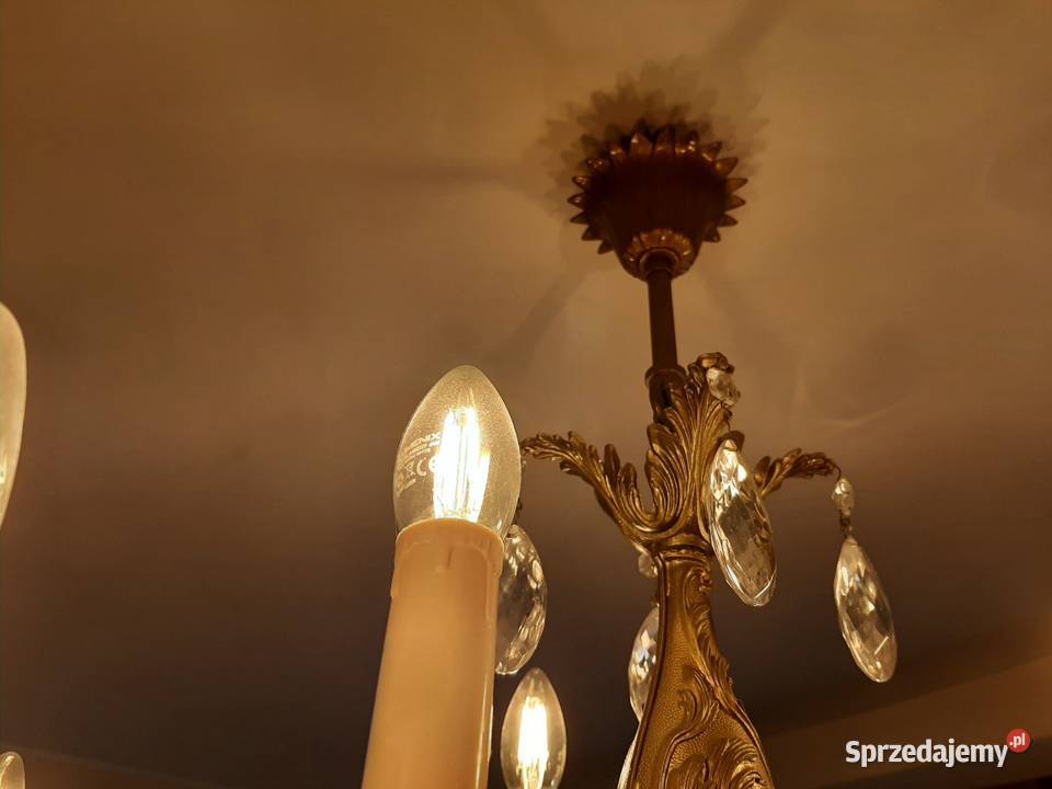 Żyrandol dwupoziomowy 6ramienny Dom i Ogród Gdańsk