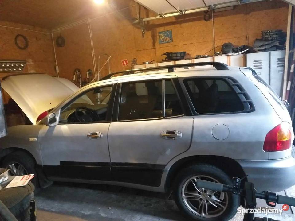 Hyundai Santa Fe maska zderzak lampa błotnik