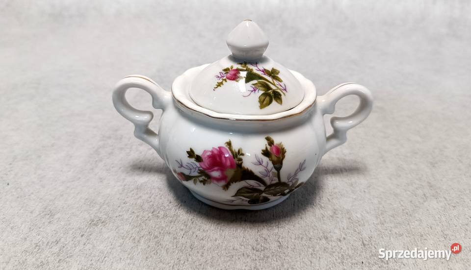 Różana Cukiernica Róża Japonia Japan Porcelana i szkło zachodniopomorskie Dobrzany