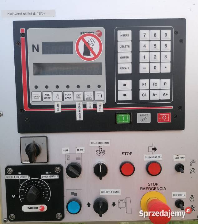 Wiertarka CNC TF 35CNC ERLO sterowanie FAGOR Wrocław