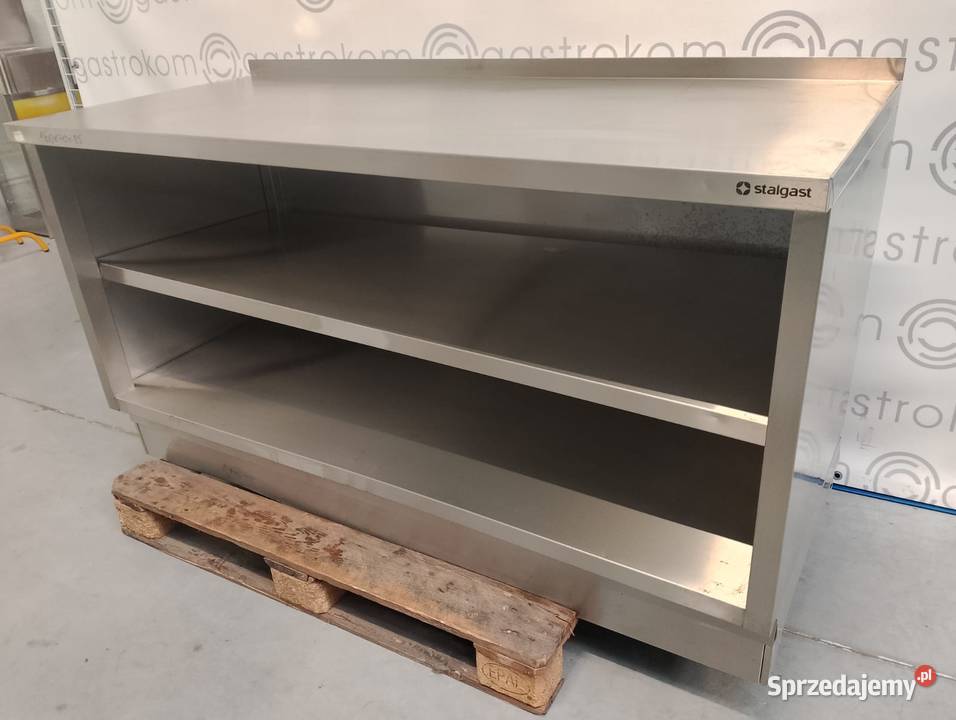 Stół przyścienny zabudowany z 2 półkami Wrocław