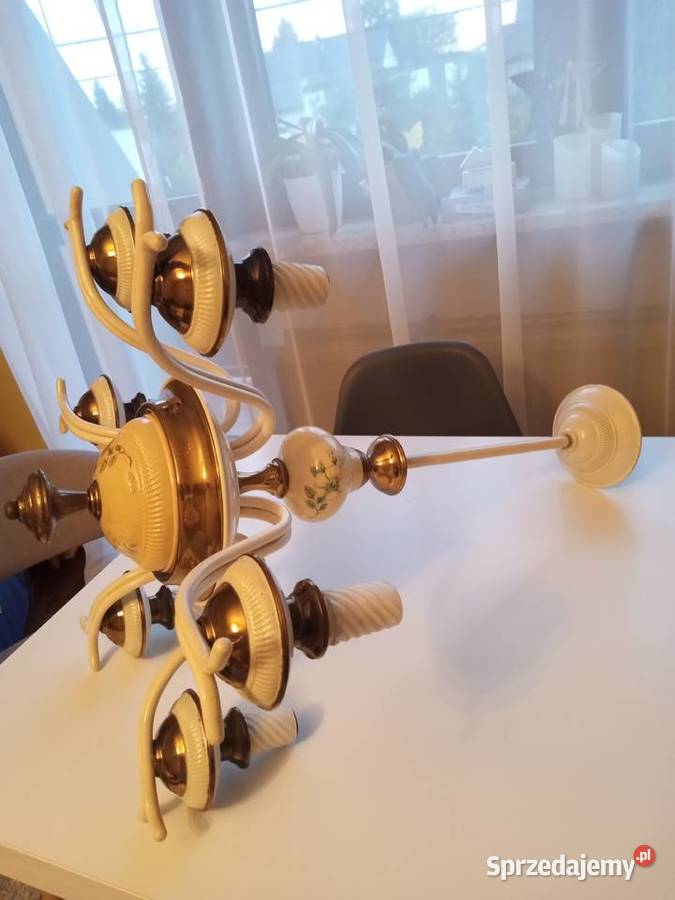 Żyrandol lampa wisząca CICHOŃ Katowice vintage Dom i Ogród Tychy