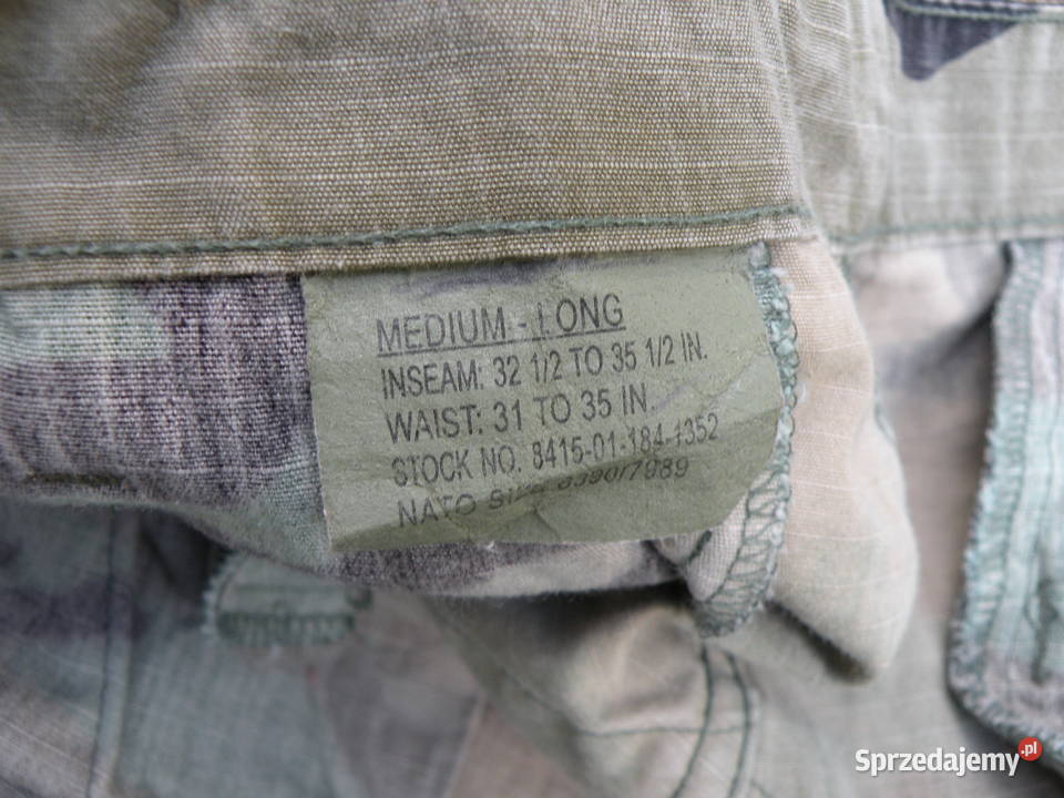 Spodnie BDU woodland medium long cotton Wrocław