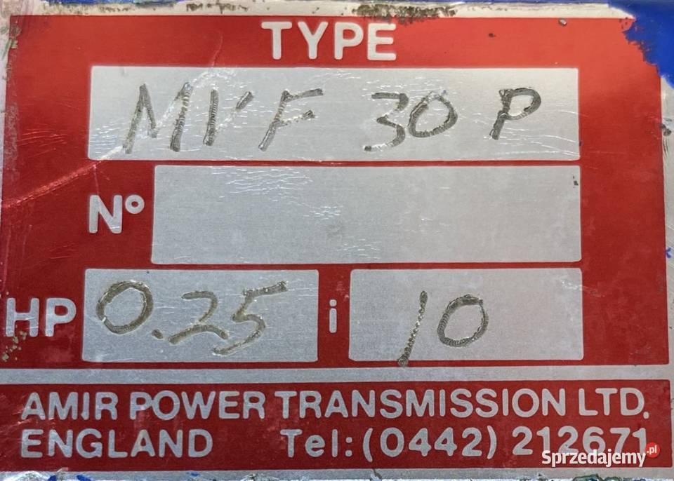 motoreduktor przekładnia 018kW 135obr 3fazowy Pozostałe Pigża