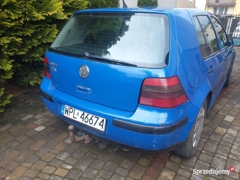 VW golf benzyna gaz zarejestrowany benzyna+LPG Koluszki
