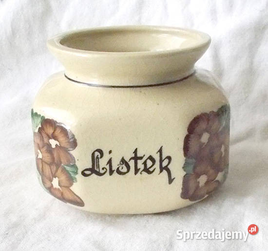 prl pojemnik na liśc laurowy listek pojemnik Pozostałe Gdańsk sprzedam