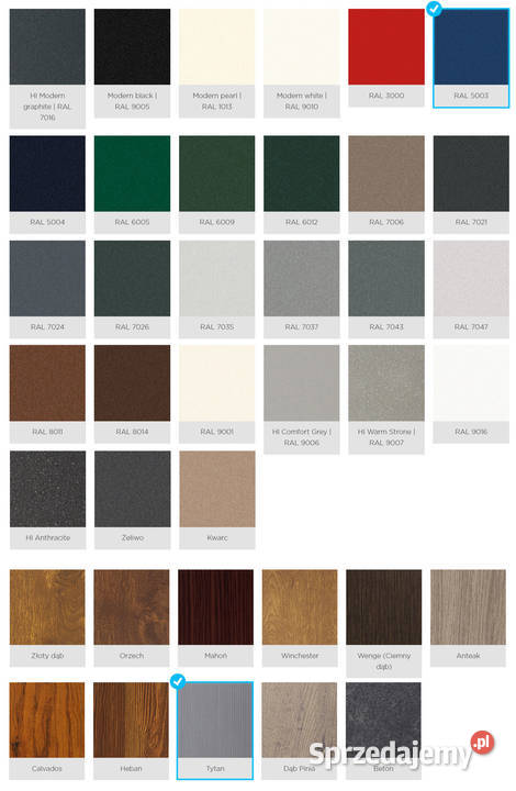 Drzwi Wiśniowski NOVA NIEBIESKIE Z PRZESZKLENIEM Straszyn