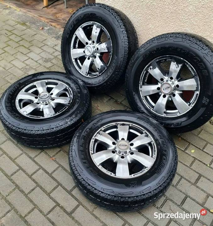 Toyota Hilux komplet alufelg z oponami Nowe sprzedam