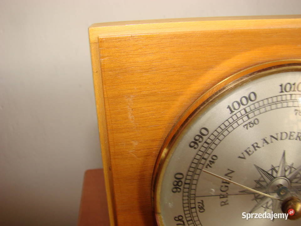 Fischer domowy barometr i termometr pomorskie Pruszcz Gdański sprzedam