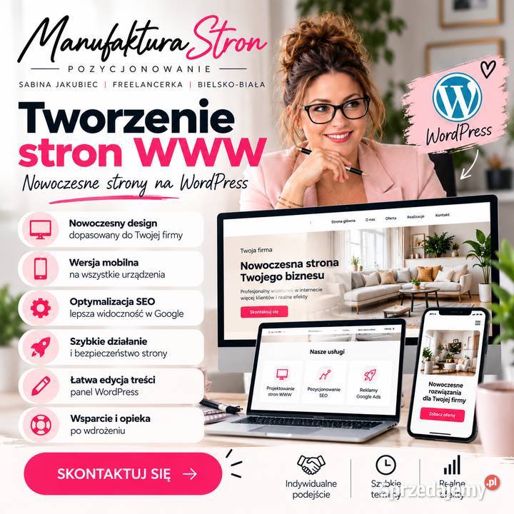 Tworzenie stron WWW WordPress Strony internetowe Bielsko-Biała