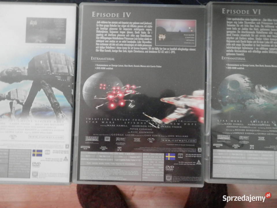 DVD STAR WARS 1 2 3 4 5 6 6 płyt dvd Chojnice sprzedam