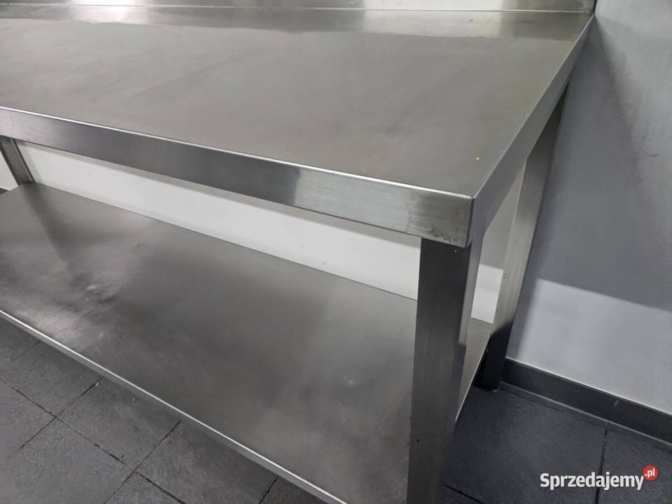 Stół gastronomiczny przyścienny roboczy z półką śląskie Pszczyna