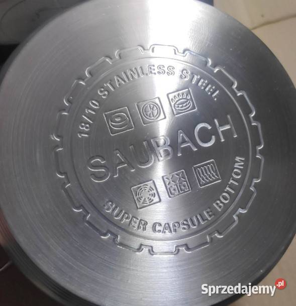 Garnki stalowe Saubach 10el outlet Łódź
