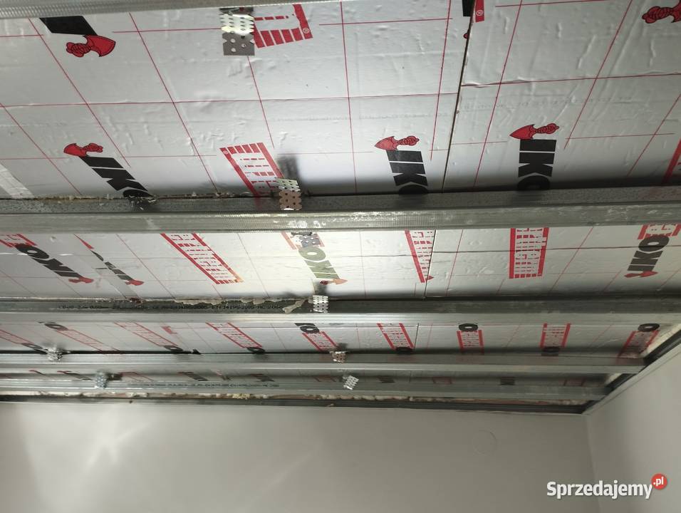 Izolacja termiczna stropów wewnątrz Płyta PIR Nisko