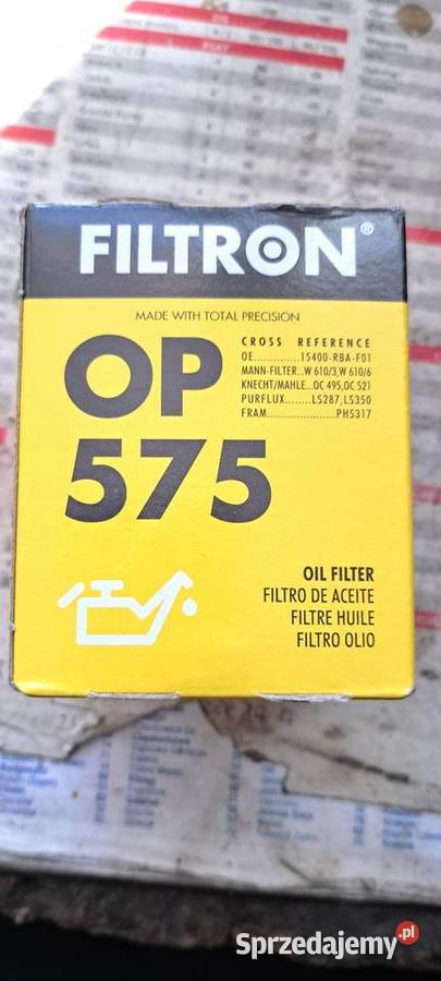 Filtr oleju filtron OP 575 Suwałki