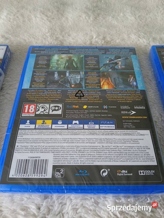 Nowa Trylogia Tomb Raider 4 5 Pakiet 3 gier NOWE Wojcieszków