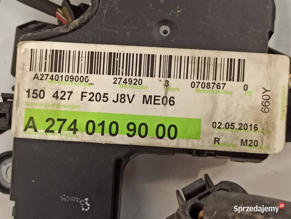 MERCEDES W205 HYBRID WIĄZKA SILNIKA A2740109000 osobowe Materiały instalacyjne Motoryzacja